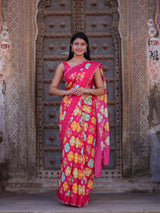 Buy New PrintedSaree with Mirror Highlights KcPc