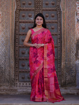 KcPc New Traditional Banarasi Munga Silk Saree with Elegant Zari BorderNITY
