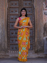 KcPc New Elegant Upada Silk Saree with Mirror Work Perfect for Festive CelebrationsSVD