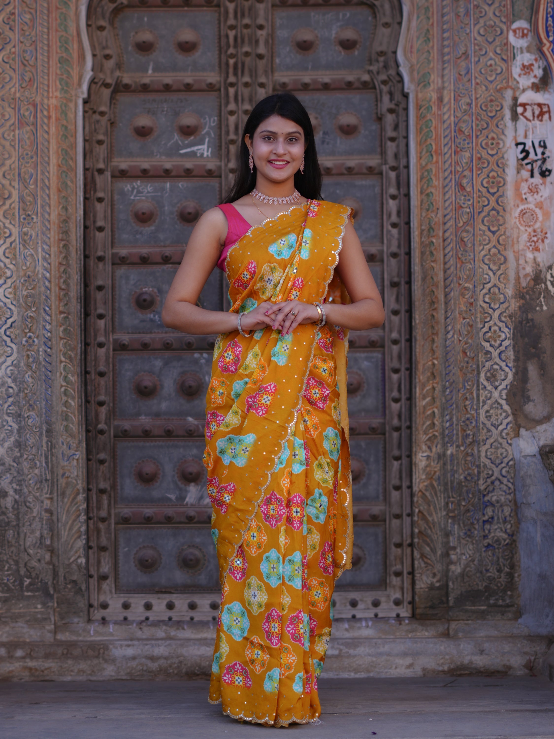 KcPc New Elegant Upada Silk Saree with Mirror Work Perfect for Festive CelebrationsSVD
