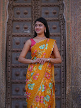 KcPc New Elegant Upada Silk Saree with Mirror Work Perfect for Festive CelebrationsSVD