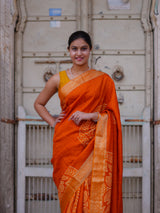 KcPc New Luxury Munga Silk Kalamkari Saree for Festivals & Special Occasions NITY