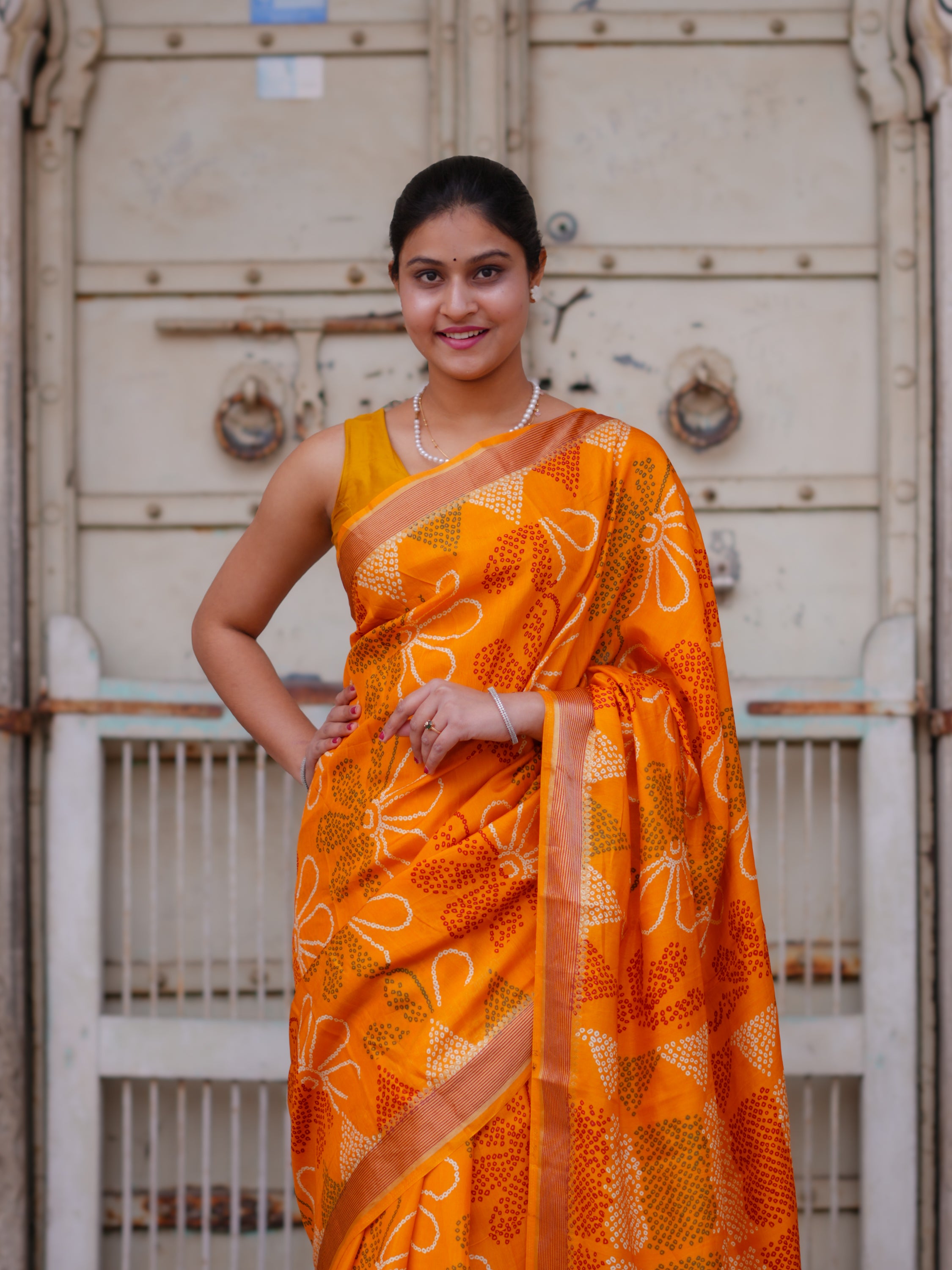 Buy New Elegant Banarasi Style Saree KcPc