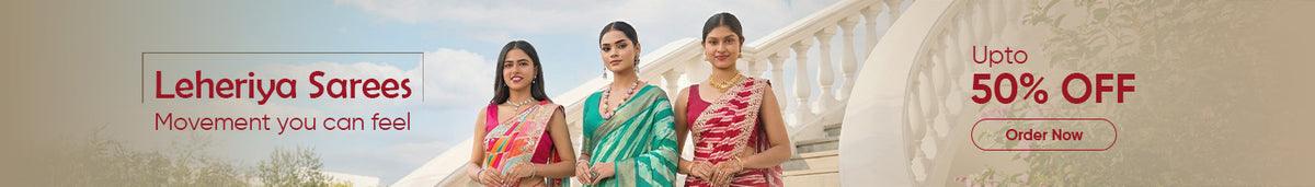 Buy Leheriya Saree Online Upto 50% Off | KCPC