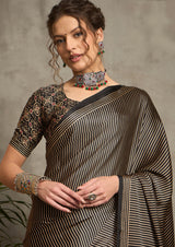 KcPc New Silk Ajrak Print Party Wear Saree APL