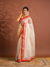 By Banarasi Saree WithFestive Wear