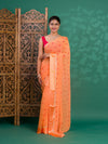 By Bandhani Saree With Casual Wear