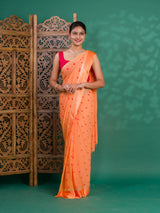 By Bandhani Saree With Casual Wear