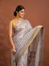 By Printed Style With Zari border