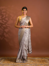 By Printed Style With Zari border