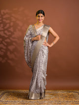 By Printed Style With Zari border