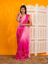By New BeaytifulChiffon Bollywood Style With Gotapatti Work Saree