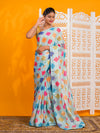 Bollywood style Bandhani Gotapatti Work Saree under 2000