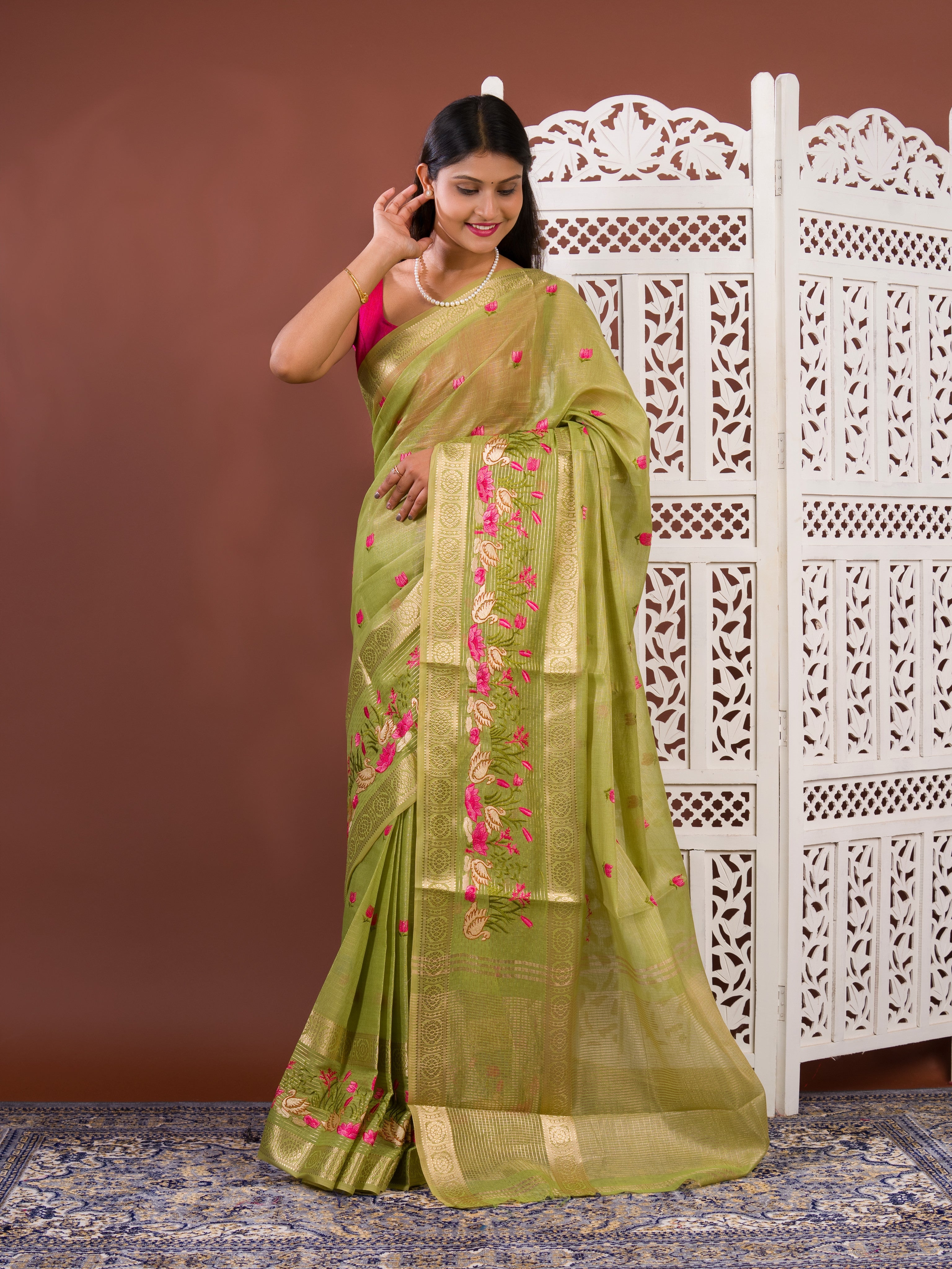 By Mahajani Saree WithFestive Wear