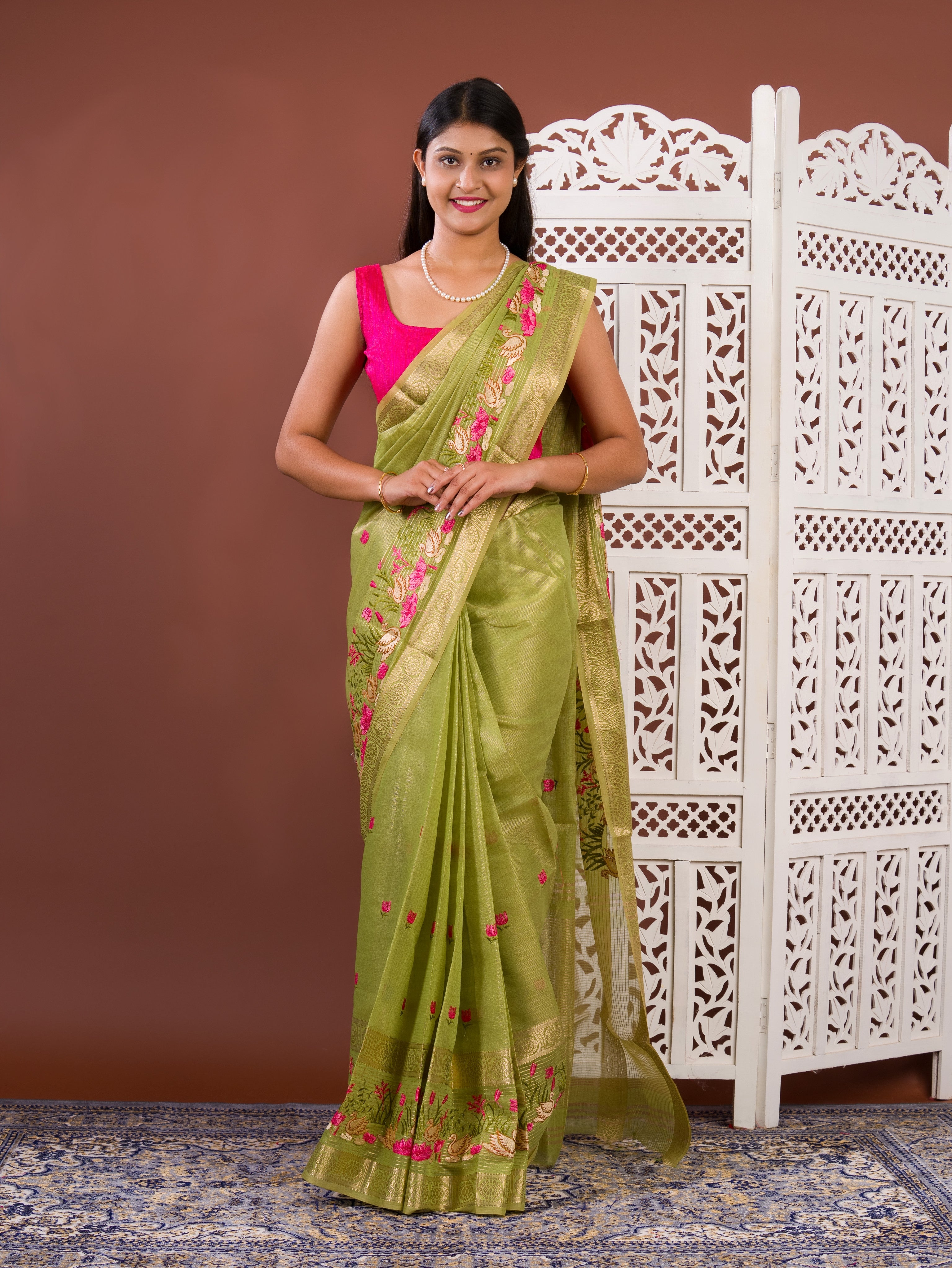 By Mahajani Saree WithFestive Wear