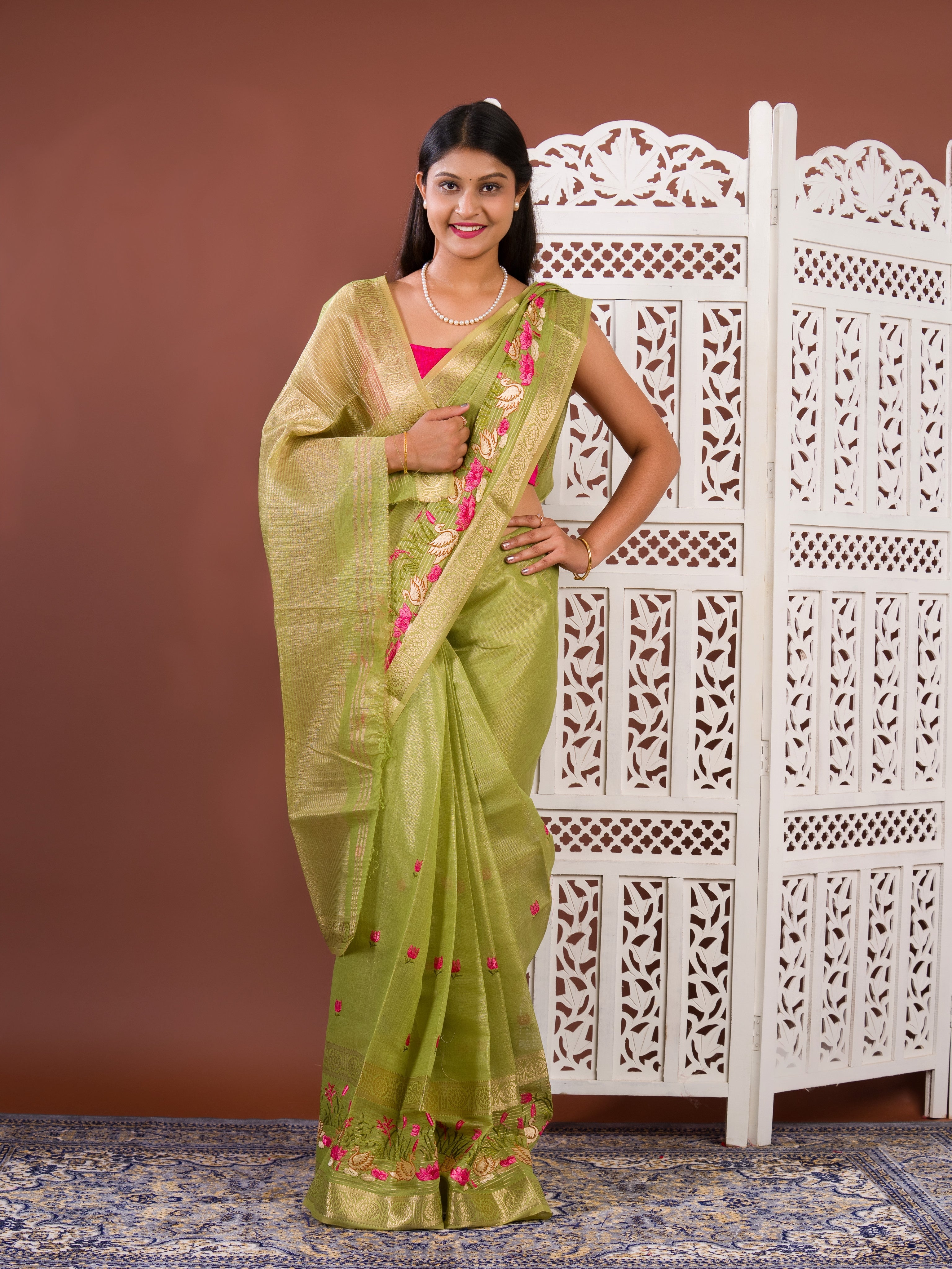 By Mahajani Saree WithFestive Wear