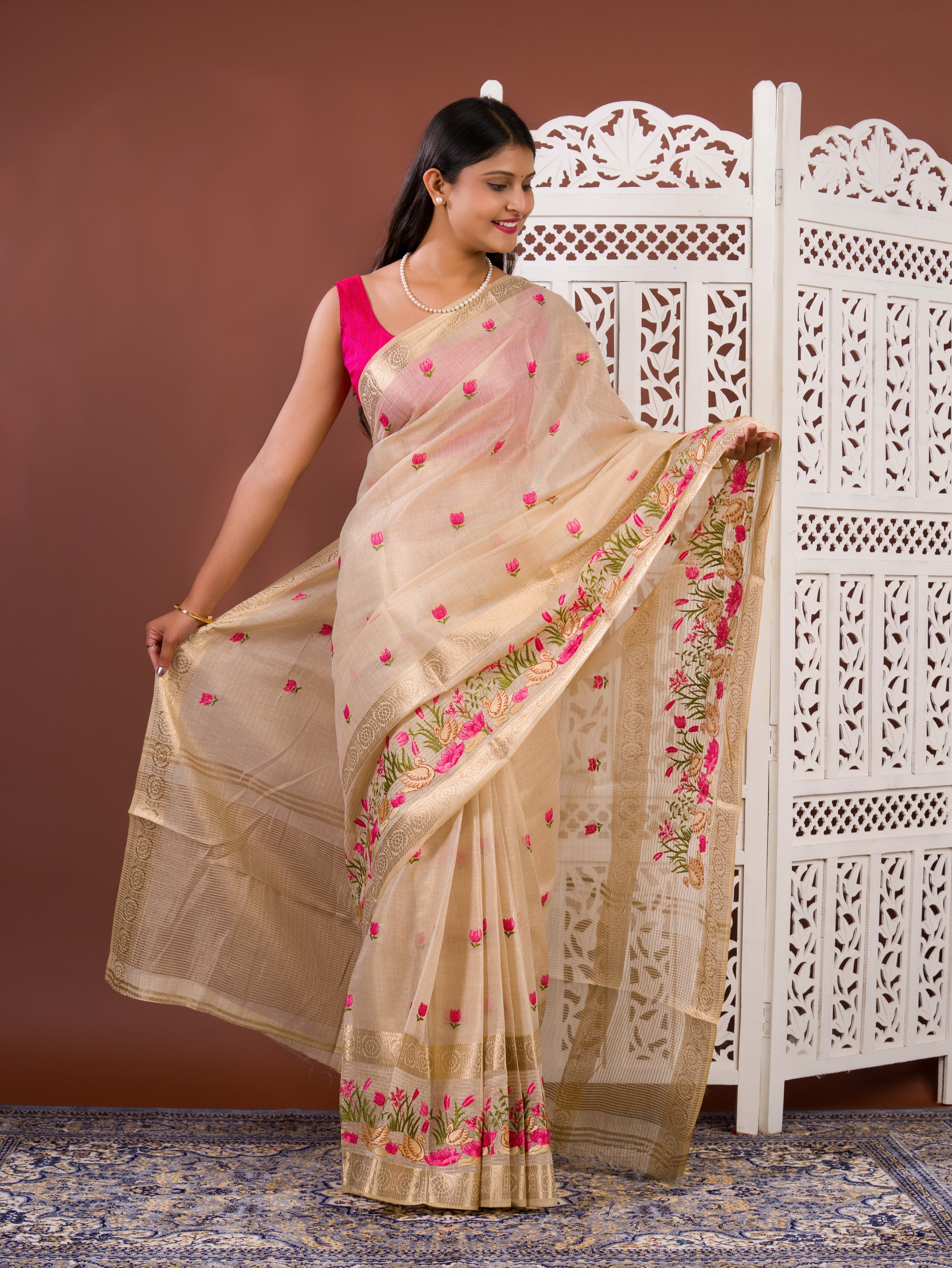 By Mahajani Saree WithFestive Wear
