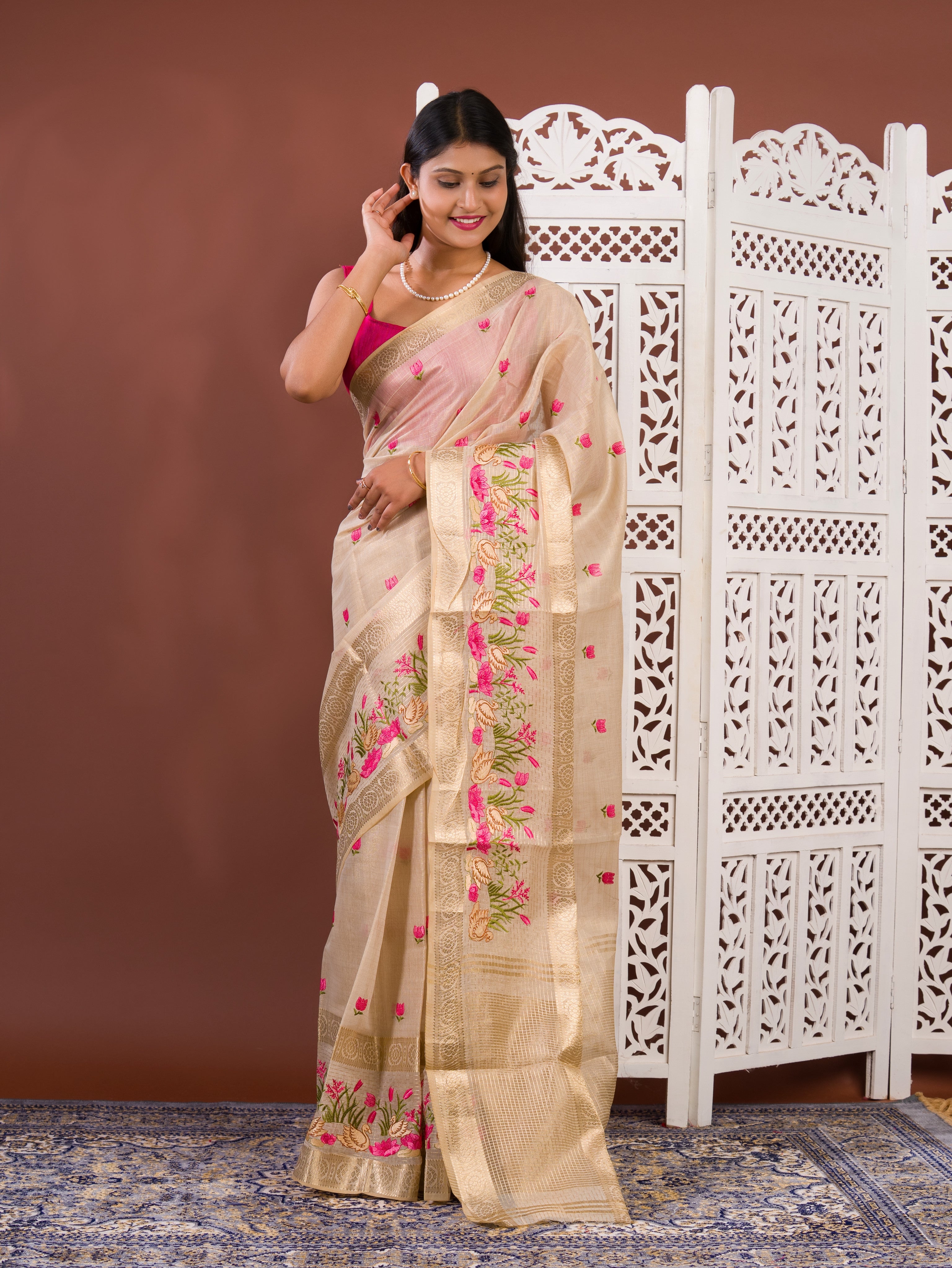 By Mahajani Saree WithFestive Wear