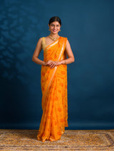 By Bandhani Saree With Casual wear