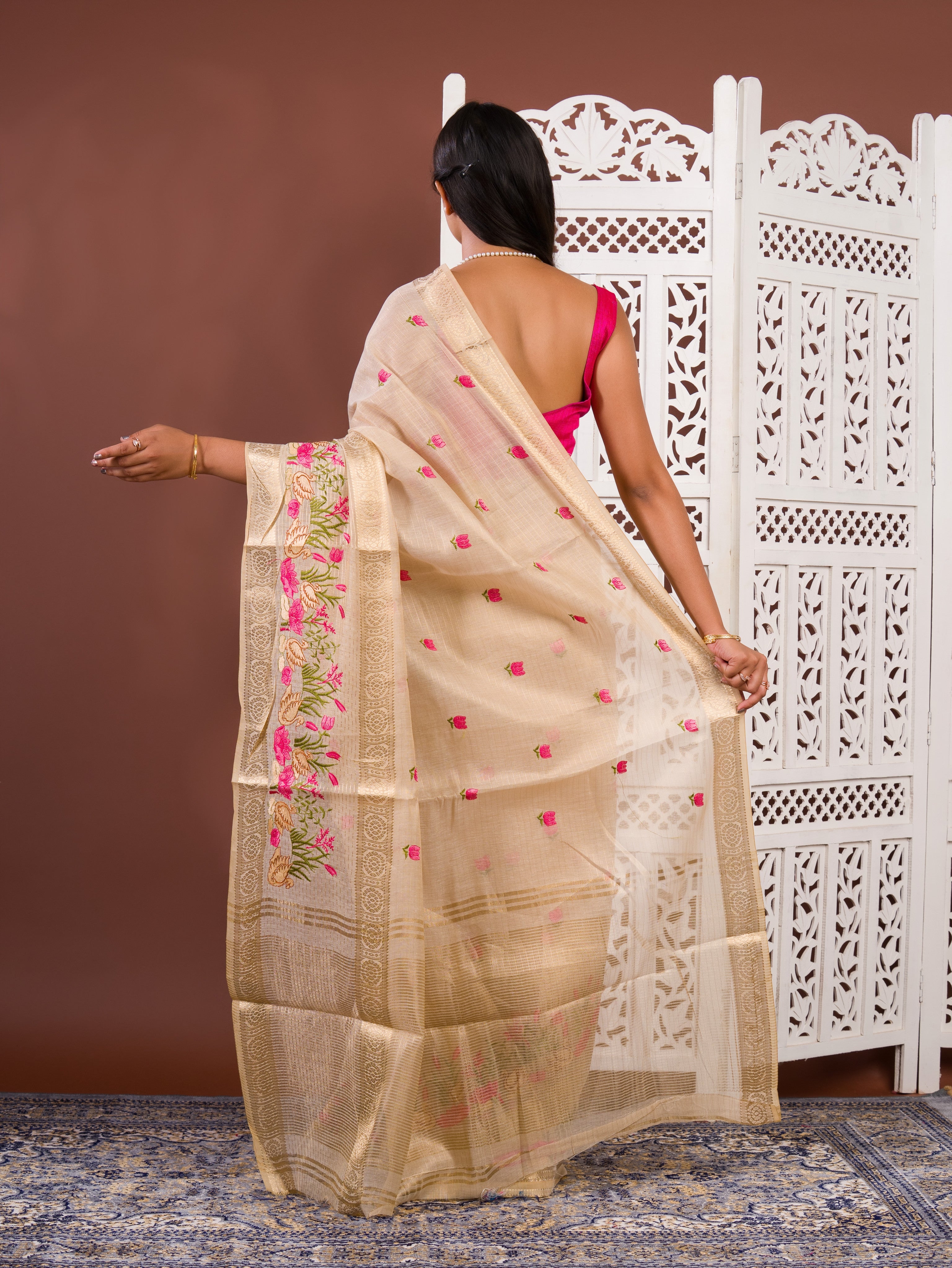 By Mahajani Saree WithFestive Wear