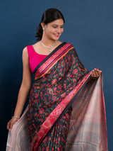 Pashmina Soft Silk Pashmina Style With Digital Print Work Saree under 2000