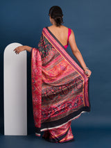 Pashmina Soft Silk Pashmina Style With Digital Print Work Saree under 2000