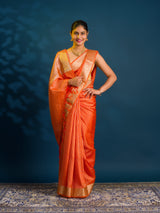 By Banarasi Style With Zari weaving Saree