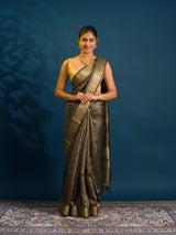 By Banarasi Style With Zari weaving Saree