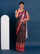 Pashmina Soft Silk Pashmina Style With Digital Print Work Saree under 2000