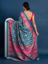 Pashmina Style With Digital Print Work Saree