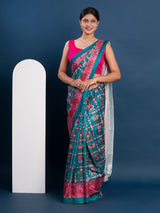 Pashmina Style With Digital Print Work Saree