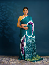 By Bandhani Saree With Festive Wear