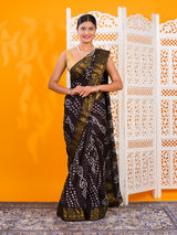 By Bandhani Saree With Festive Wear