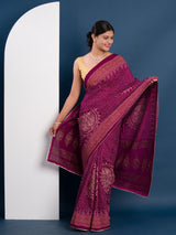 Modal Gaji Silk Bandhani Style With Traditional Saree under 2000