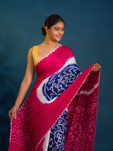 By Bandhani Saree With Festive Wear