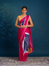By Bandhani Saree With Festive Wear