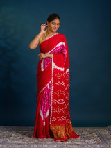 By Bandhani Saree With Festive Wear