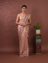 Cotton silk Printed Style Casual Wear Saree under 1500