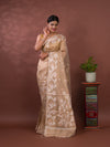 Tissue Silk Banarasi Style Floral Weaving Saree under 2000