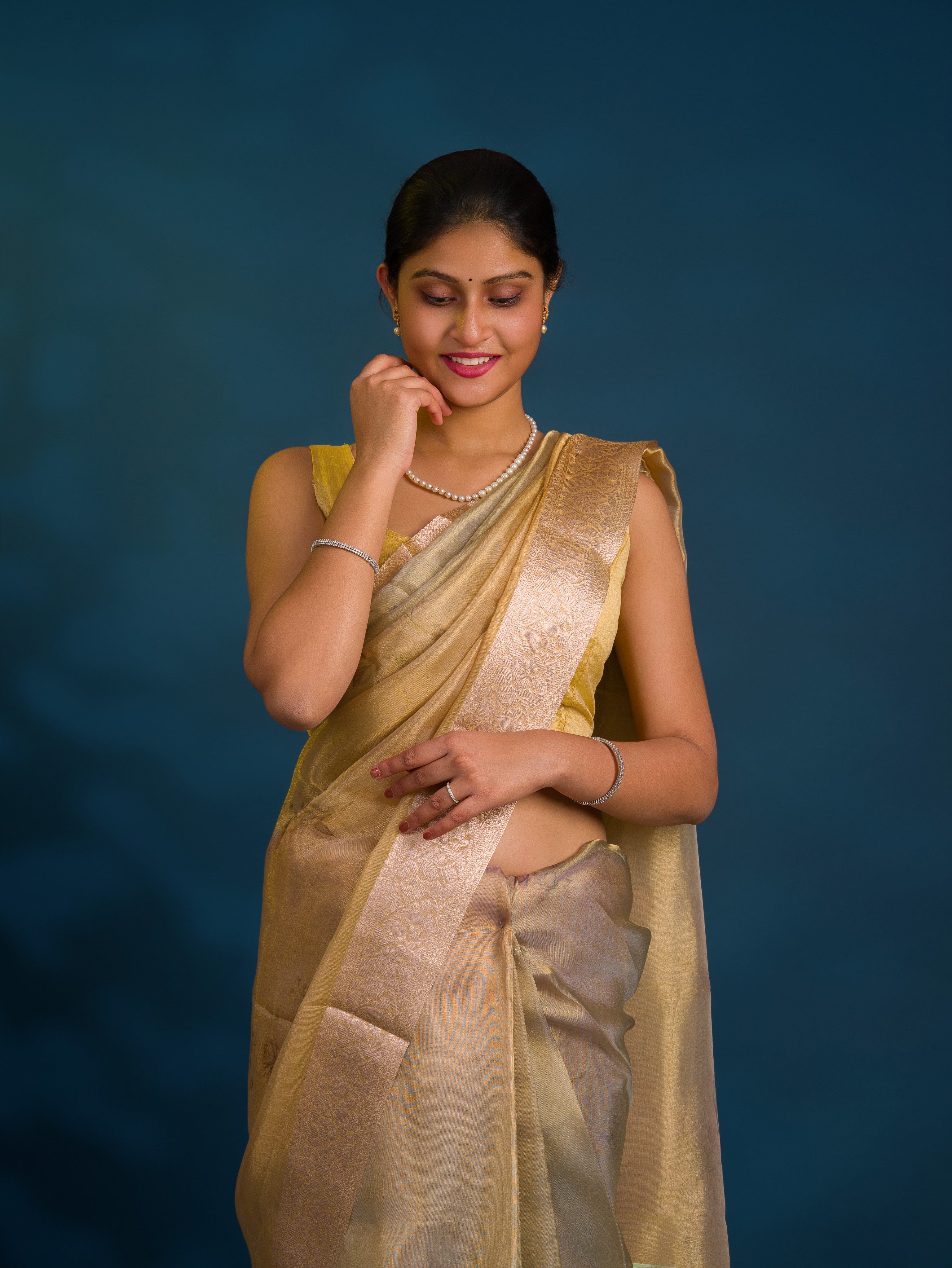 By New Latest Printed Style With Zari weaving Saree