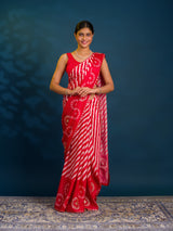 By Leheriya Saree With Exquisite Gotapatti Work