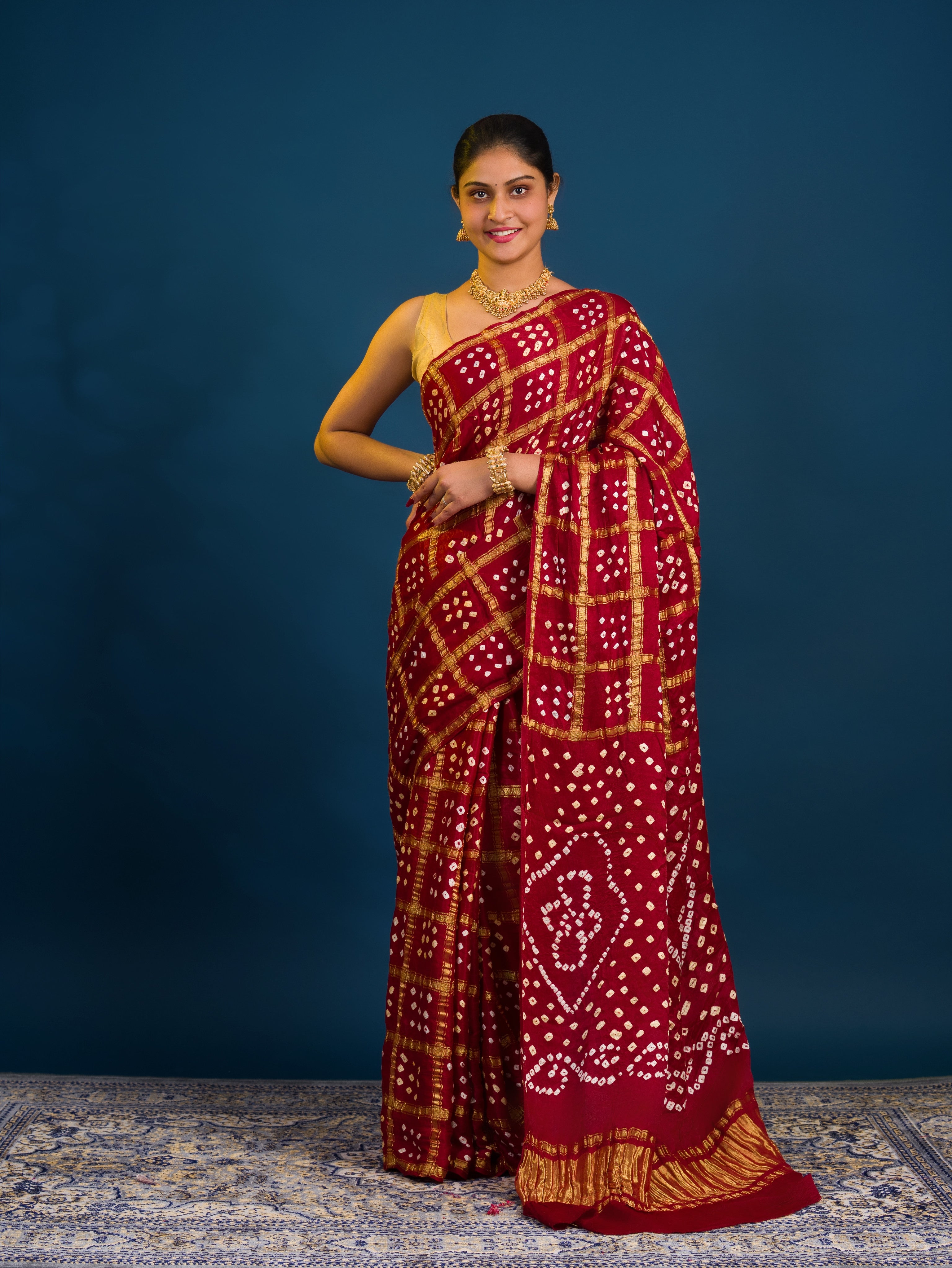 KcPc Latest Designer Modal Silk Saree with Bandhani Print Festive Collection PARS