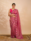 By New beautiful tissue silk Bollywood Style with Kashida work saree