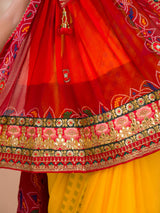 KcPc New Lounch Pure Georgette Marwardi Broach Style With Belbuti Work PIliya