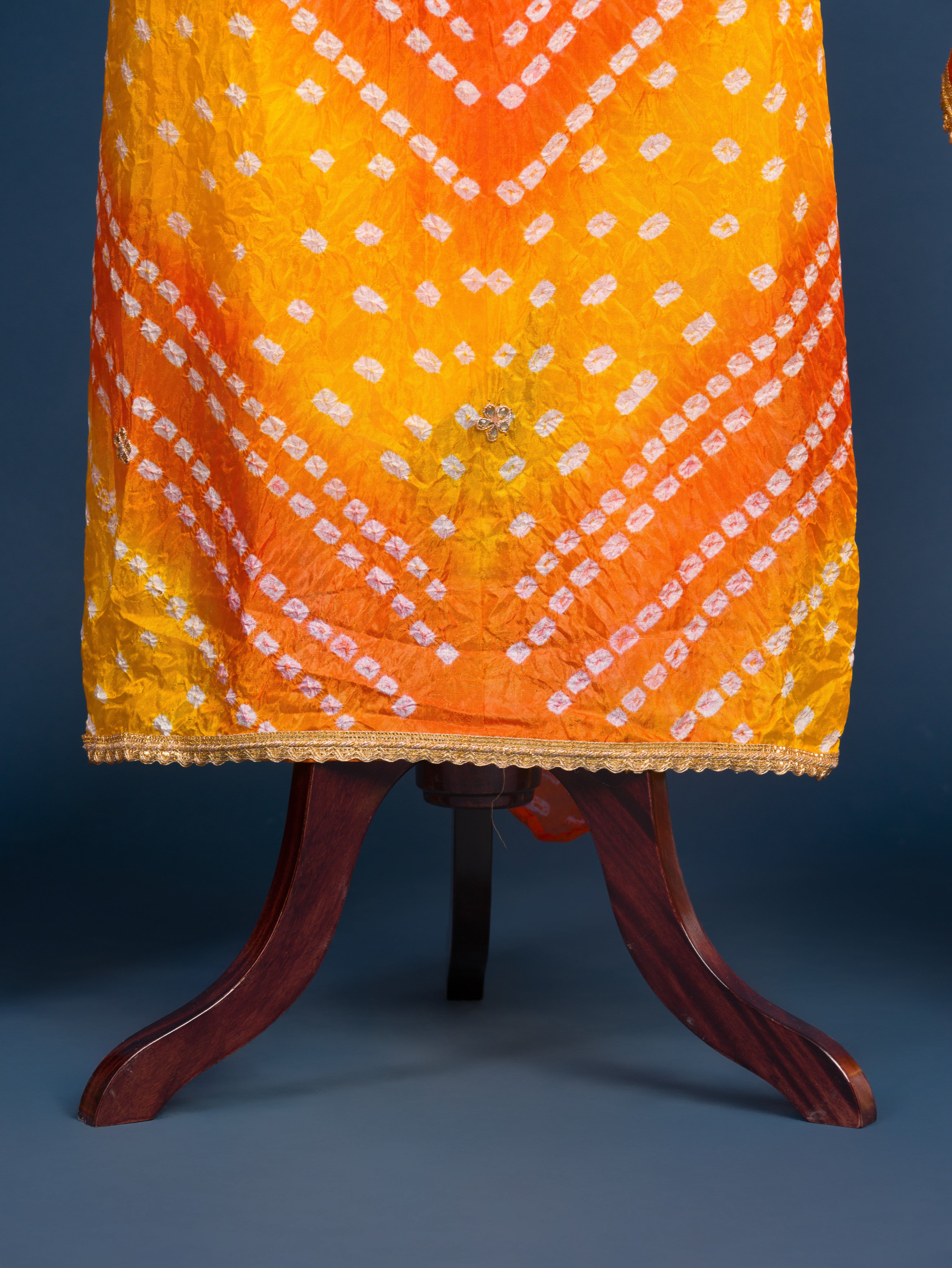 KcPc New Art Silk Bandhani Gotapatti Work Salwar Suit KML