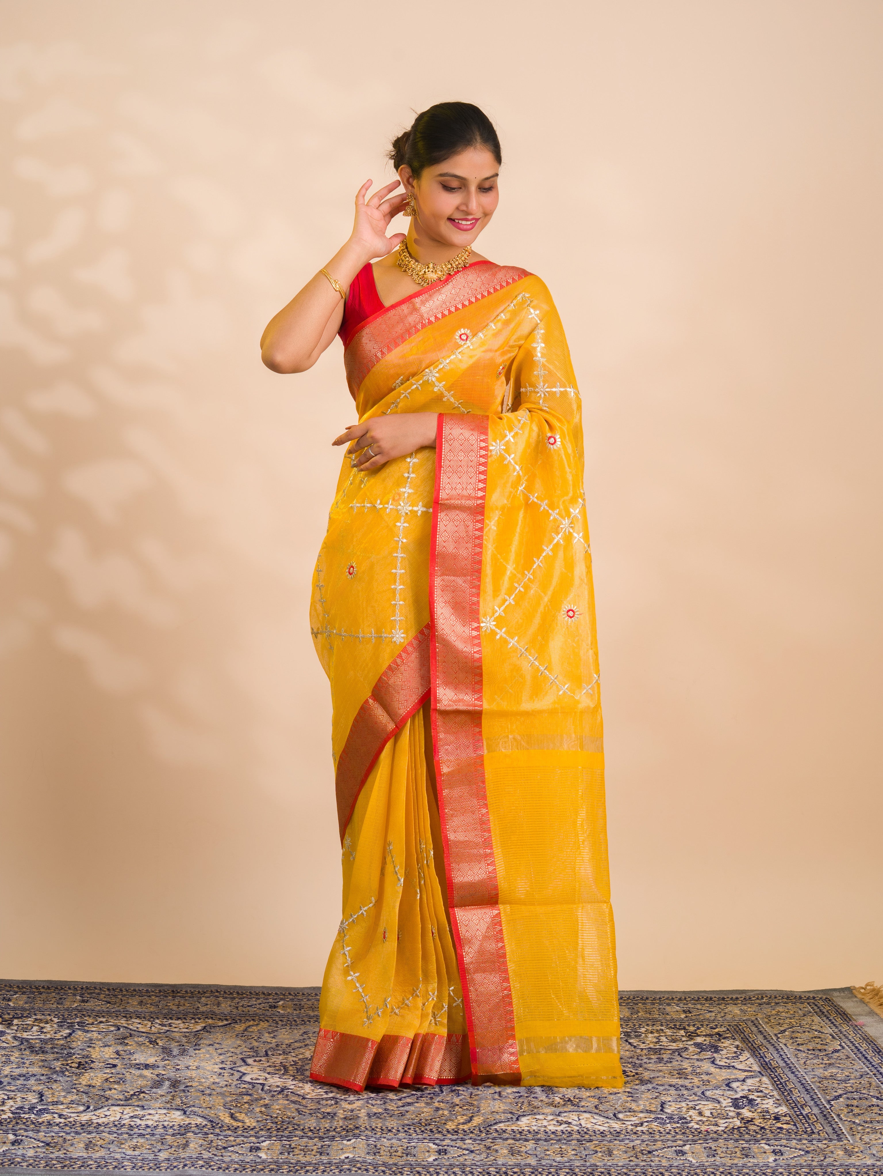 By Mahajani Saree With Casual/ Festive Wear