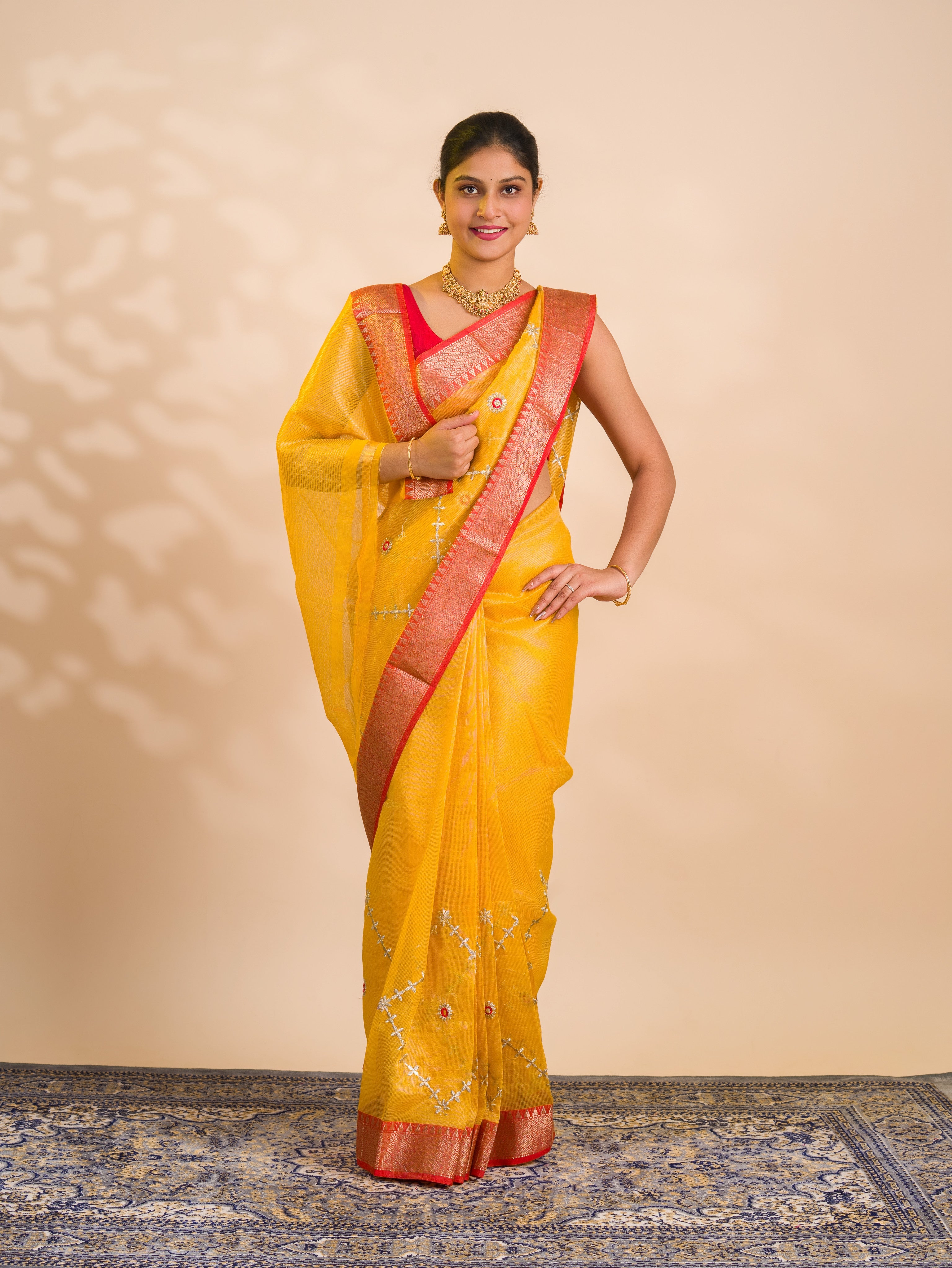 By Mahajani Saree With Casual/ Festive Wear