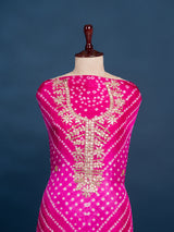 KcPc New Art Silk Bandhani Gotapatti Work Salwar Suit KML
