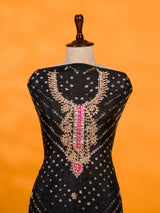 KcPc New Art Silk Bandhani GotapattiWork Salwar Suit KML