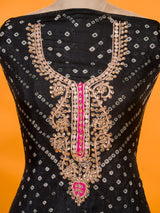 KcPc New Art Silk Bandhani GotapattiWork Salwar Suit KML